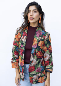 Kate Floral Blazer ***FINAL SALE***-Hand In Pocket