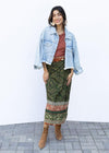 Rustic Ibiza Wrap Skirt ***FINAL SALE***-Hand In Pocket