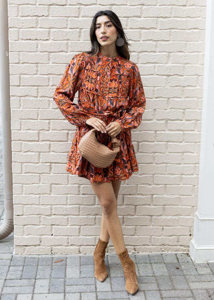 Venus Button Up Mini Dress-Hand In Pocket