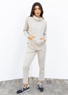 Bobi Funnel Neck Pullover-Hand In Pocket