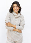 Bobi Funnel Neck Pullover-Hand In Pocket