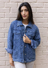 Phoenix Quilted Shirt Jacket - Blue Wash-Hand In Pocket