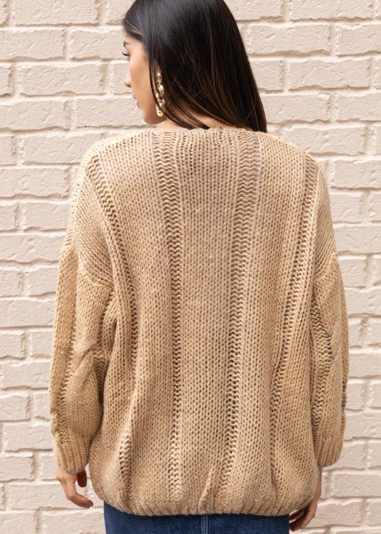 Willow Cardigan - Brown ***FINAL SALE***-Hand In Pocket