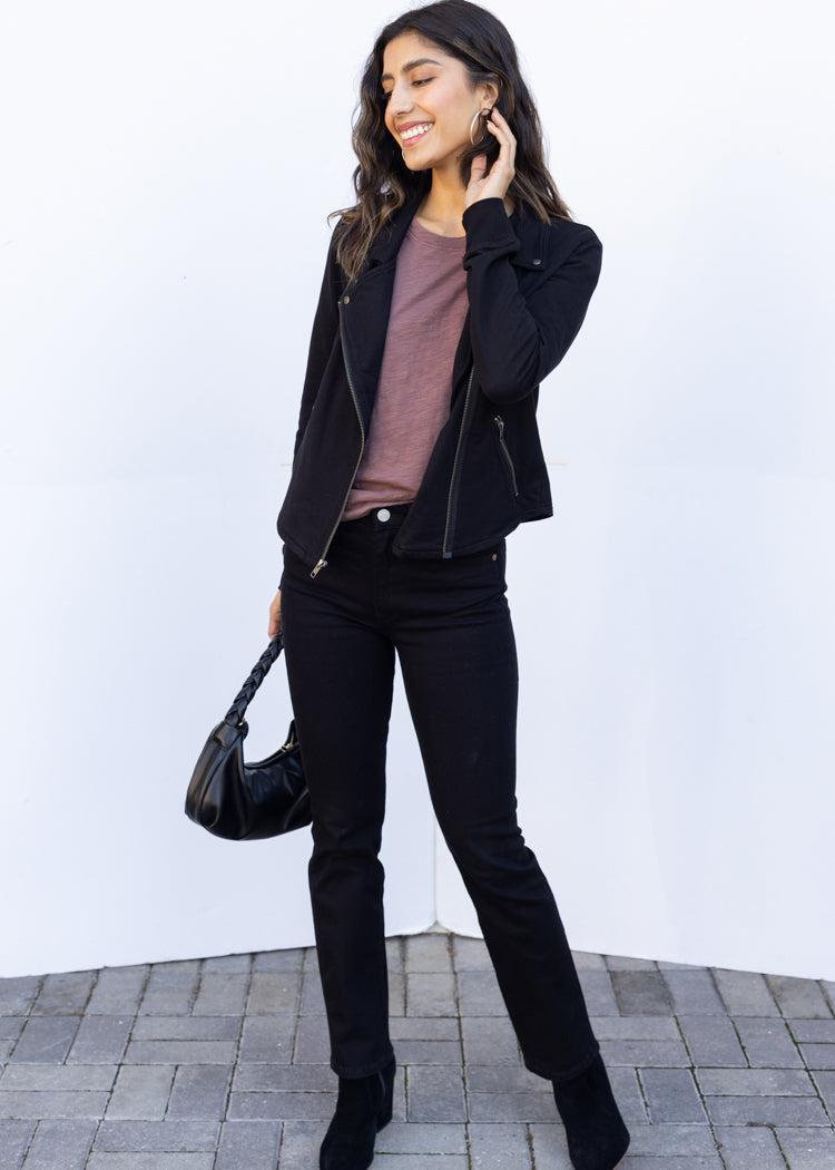 Bobi Moto Jacket-Hand In Pocket