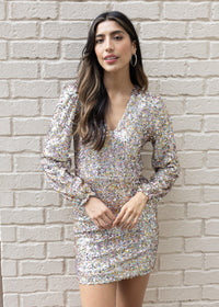 Adelyn Rae Randa Sequin Mini Dress ***FINAL SALE***-Hand In Pocket