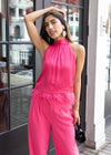 Central Park West Sylvie Marabou Feather Trimmed Top-Hand In Pocket