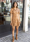 Tart Thora Dress - Soft Brown ***FINAL SALE***-Hand In Pocket