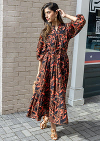 Cleobella Sabine Midi Dress - Canyon ***FINAL SALE***-Hand In Pocket