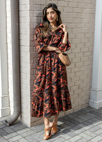 Cleobella Sabine Midi Dress - Canyon ***FINAL SALE***-Hand In Pocket