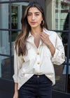 Stacy Button Detail Jacket ***FINAL SALE***-Hand In Pocket