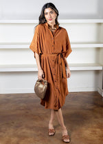 Mersea Mallorca Kaftan Dress - Bronze-Hand In Pocket