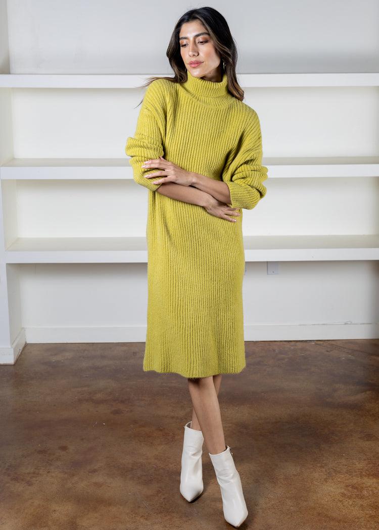 Sandra Turtleneck Sweater Dress *** FINAL SALE ***-Hand In Pocket