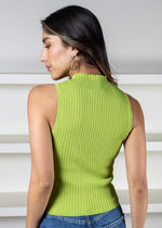 Lucy Paris Nashville Ribbed Tank-Hand In Pocket