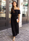 Bobi Tiered Maxi Skirt - Black-Hand In Pocket