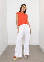 RD Style Sam Pull On Pants - White-Hand In Pocket