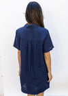 Michael Stars Ola Utility Dress-Nocturnal-Hand In Pocket