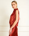 Line + Dot Parven Top - Cognac