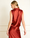 Line + Dot Parven Top - Cognac