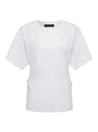 Sanctuary Shirred Waist Dolman - White-Hand In Pocket