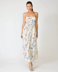 Line + Dot Mykonos Maxi Dress - Ivory-Hand In Pocket