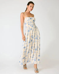 Line + Dot Mykonos Maxi Dress - Ivory-Hand In Pocket