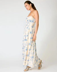 Line + Dot Mykonos Maxi Dress - Ivory-Hand In Pocket