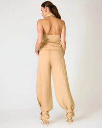 Line + Dot Lelio Top - Tan-Hand In Pocket