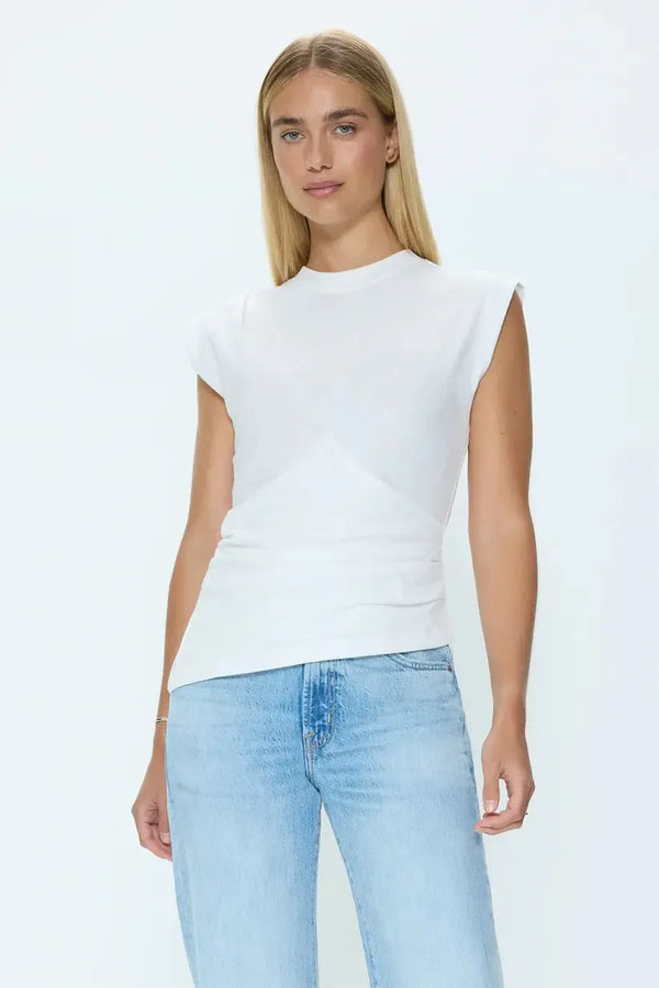 Pistola Nya Tee - Le Blanc-Hand In Pocket