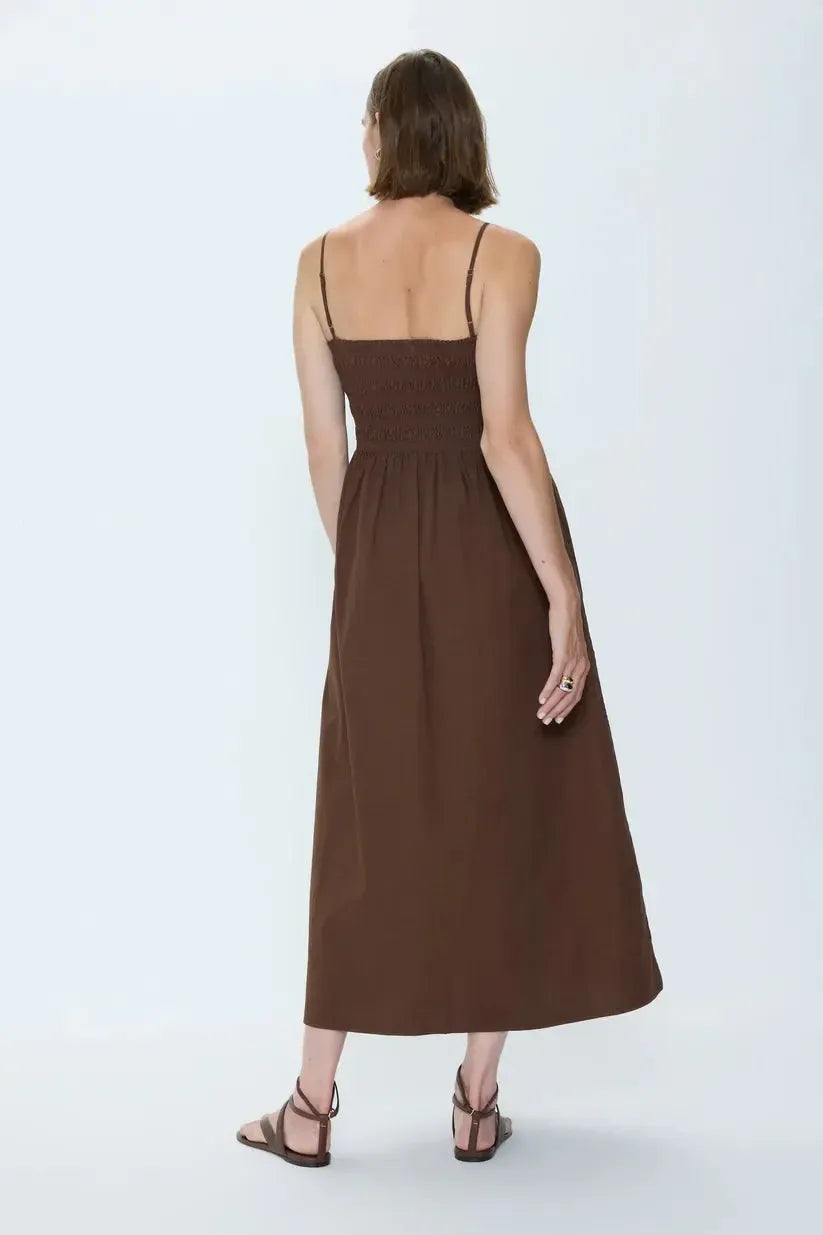 Pistola Bianca Dress - Bruna-Hand In Pocket