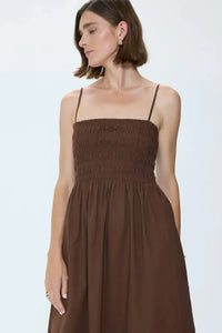 Pistola Bianca Dress - Bruna-Hand In Pocket