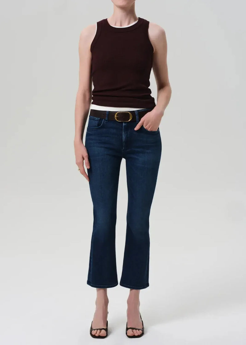 Citizens of Humanity Isola Cropped Bootcut- Regency-Hand In Pocket