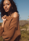 Jodie Sweater - Brown-Hand In Pocket