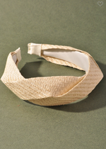 Whitney Straw Headband-Natural ***FINAL SALE***-Hand In Pocket