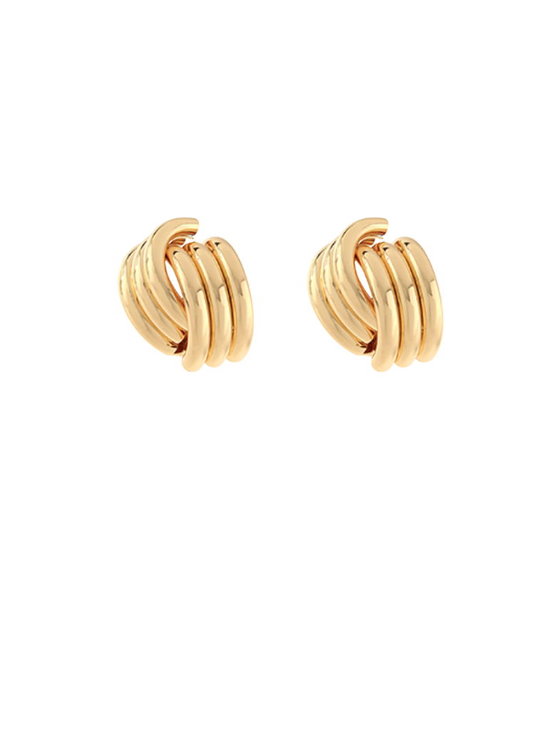 Camille Earrings Gold-Hand In Pocket
