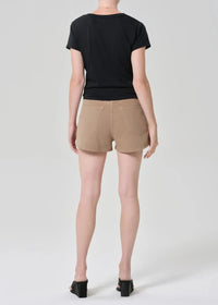Citizens of Humanity Abita Short - Golden Tan-Hand In Pocket