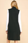 Francesca Sleeveless Vest - Black-Hand In Pocket