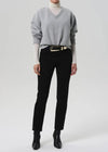 Citizens of Humanity Isola Slimcut- Plush Black-Hand In Pocket