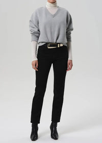 Citizens of Humanity Isola Slimcut- Plush Black-Hand In Pocket