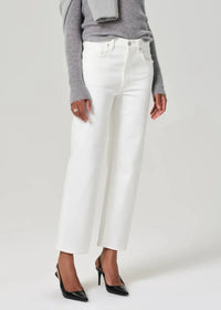 Citizens of Humanity Palma Straight Jean - Soft White-Hand In Pocket