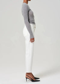 Citizens of Humanity Palma Straight Jean - Soft White-Hand In Pocket