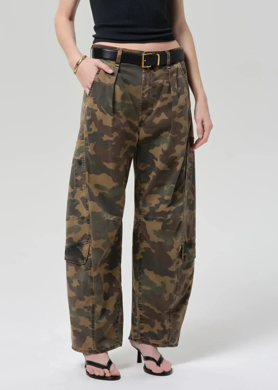 Citizens of Humanity Flight Pant - Camo-Hand In Pocket