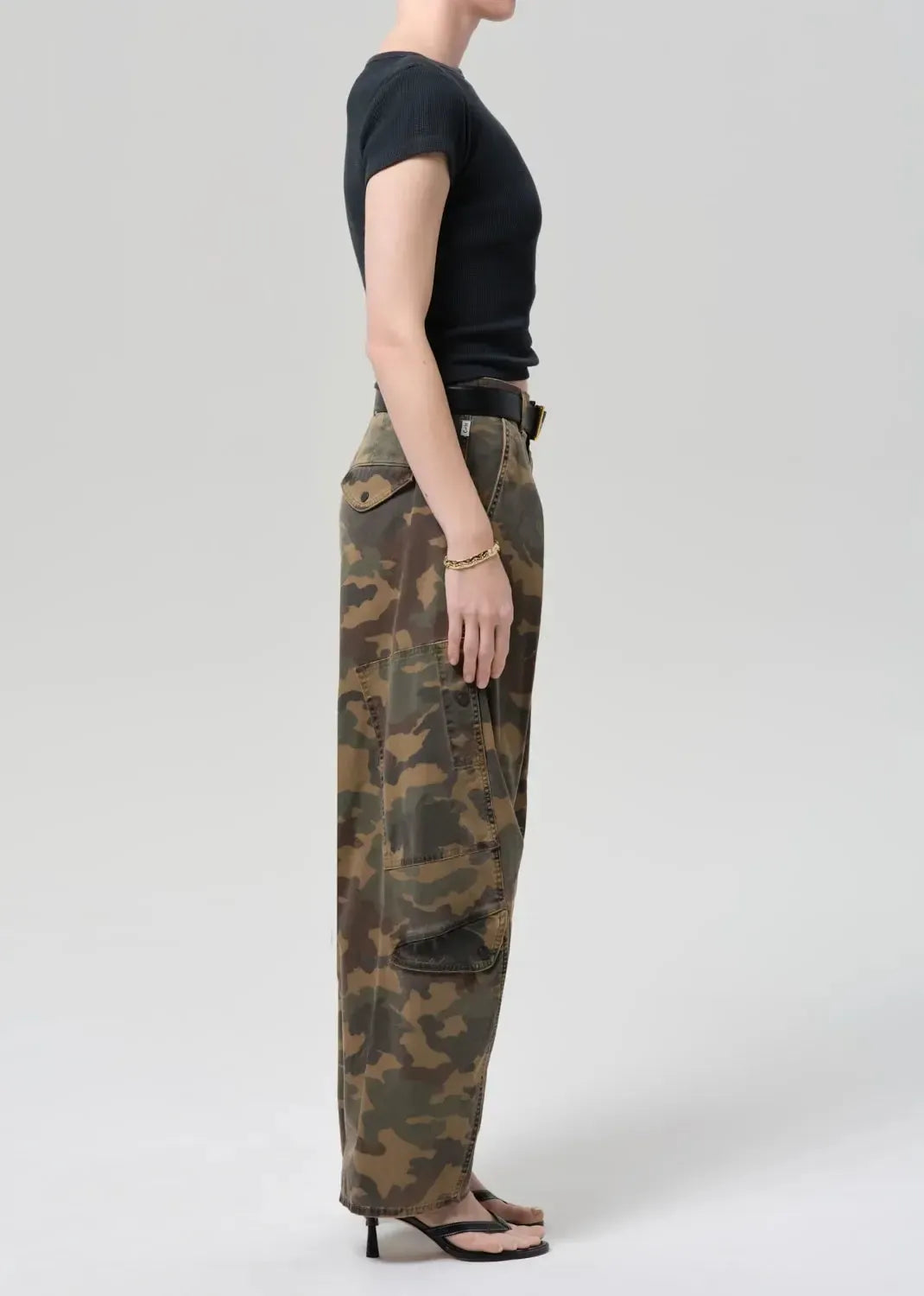 Citizens of Humanity Flight Pant - Camo-Hand In Pocket