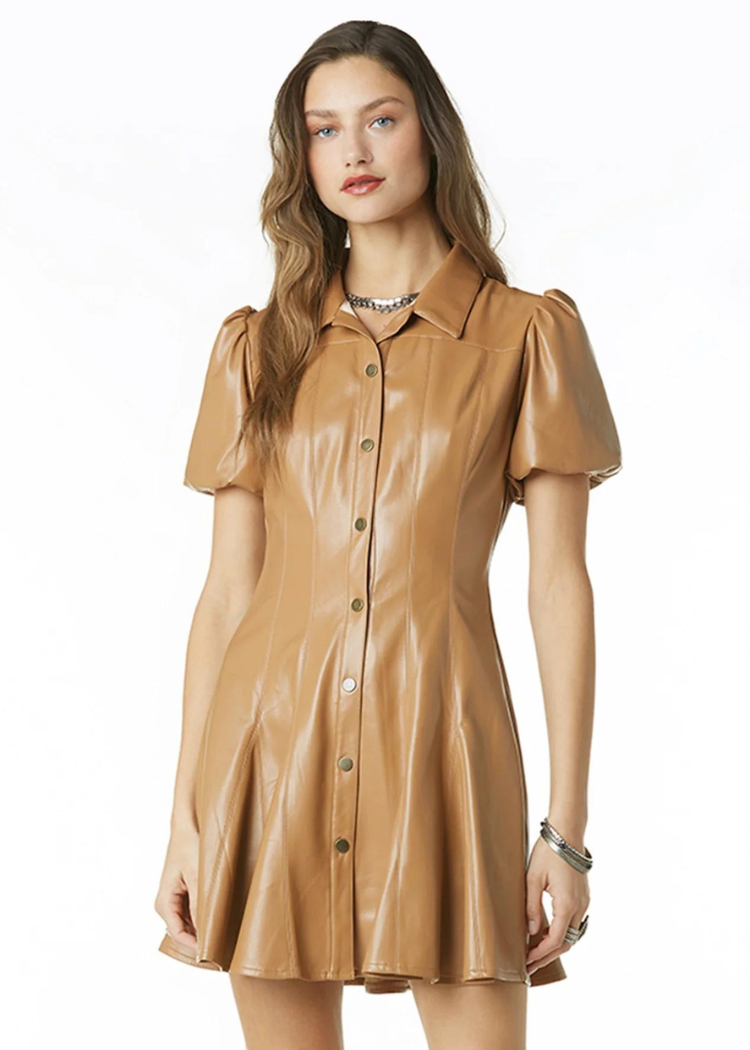 Tart Thora Dress - Soft Brown ***FINAL SALE***-Hand In Pocket