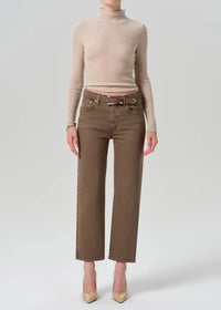 Citizens of Humanity Palma Straight - Cocoa-Hand In Pocket
