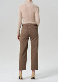 Citizens of Humanity Palma Straight - Cocoa-Hand In Pocket