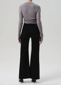 Citizens of Humanity Kimberly Flare with Horsebit Jean - Rich Black-Hand In Pocket