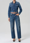 Citizens of Humanity Lindz Easy Straight w/ Tuxedo Stripe - Liro-Hand In Pocket