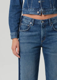 Citizens of Humanity Lindz Easy Straight w/ Tuxedo Stripe - Liro-Hand In Pocket