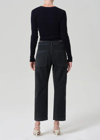 Citizens of Humanity Winslow Utility Pant - Washed Black-Hand In Pocket