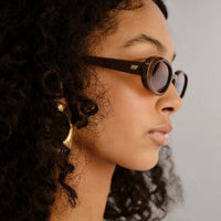 Le Specs Outta Love- Cocoa-Hand In Pocket